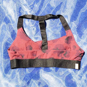 Lou & Grey Athletic Bra Top | Burgundy | Med